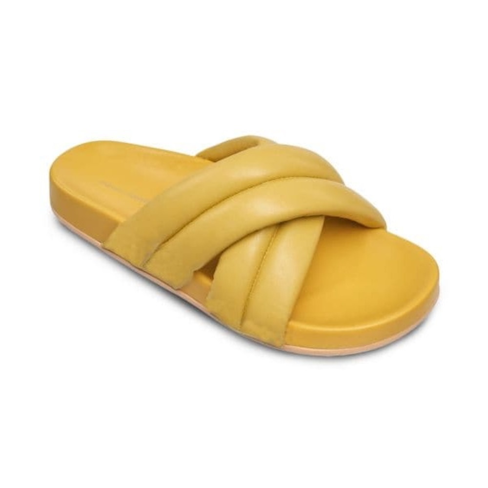 French Connection Puffed Crisscross Strap Sandals